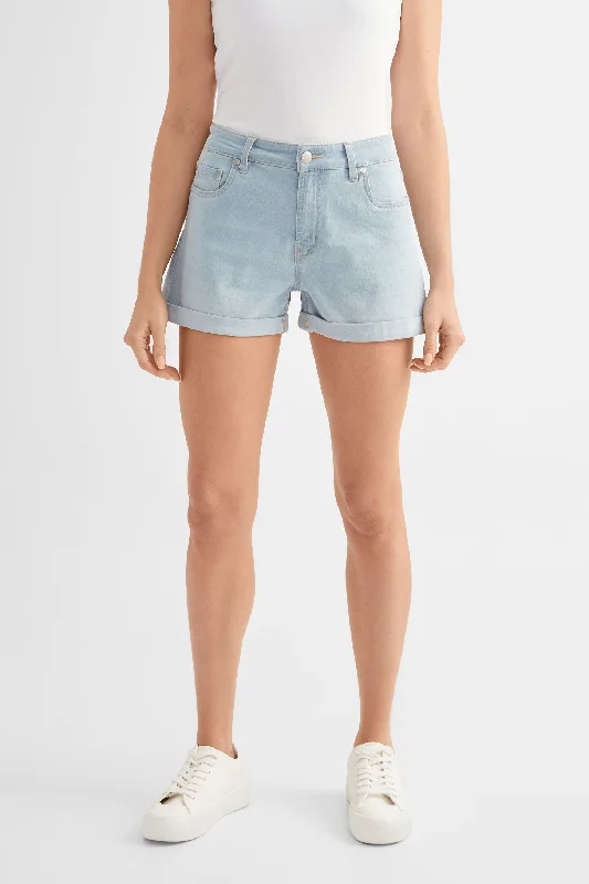 Short 5 poches en jean - Femme