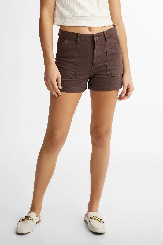 Short en twill - Femme