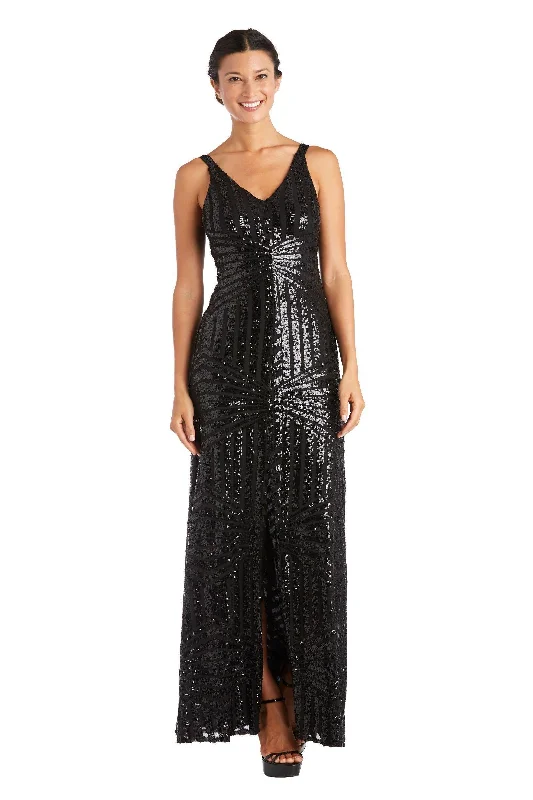 Nightway Long Glitter Formal Dress 21738