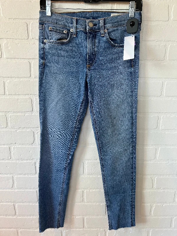 Blue Denim Jeans Skinny Rag & Bones Jeans, Size 4