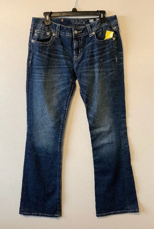 Jeans Flared By Miss Me In Blue, Size: 12