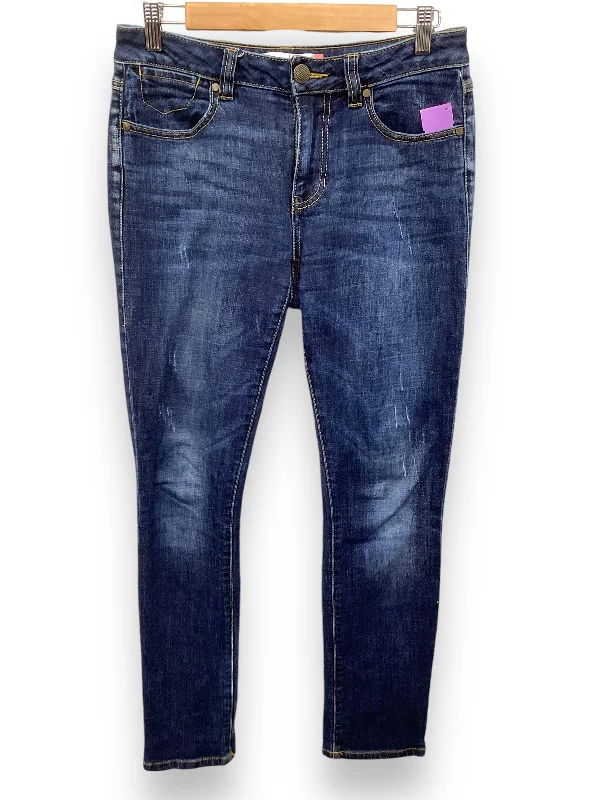 Jeans Straight By Cabi In Blue Denim, Size: 2