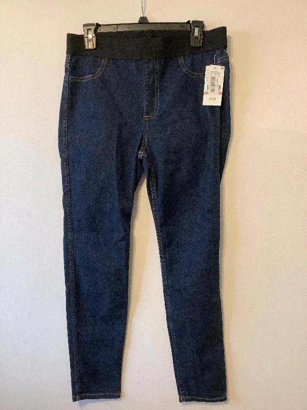 Jeans Straight By Karen Kane In Blue, Size: 12