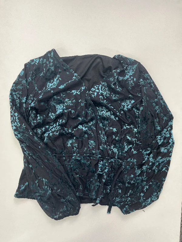 Black Blouse Long Sleeve Lc Lauren Conrad, Size M