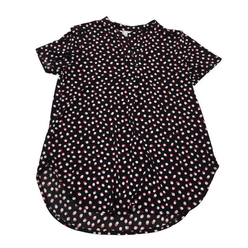 BLACK CATO BLOUSE SS, Size M