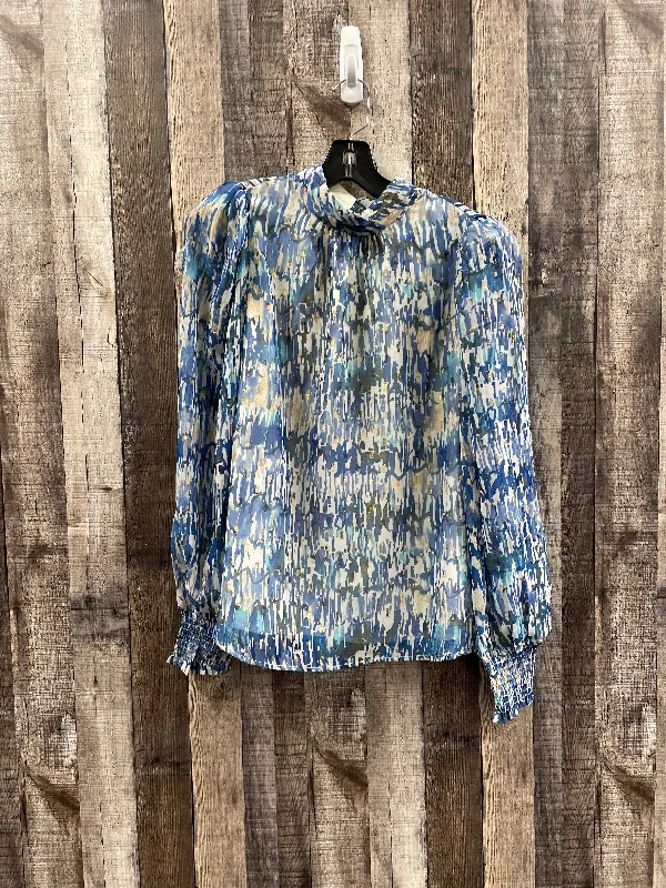 Multi-colored Blouse Long Sleeve Cme, Size M