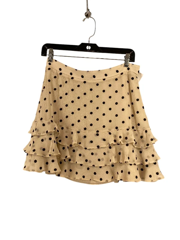 Skirt Mini & Short By Bardot In Black & Cream, Size: 8