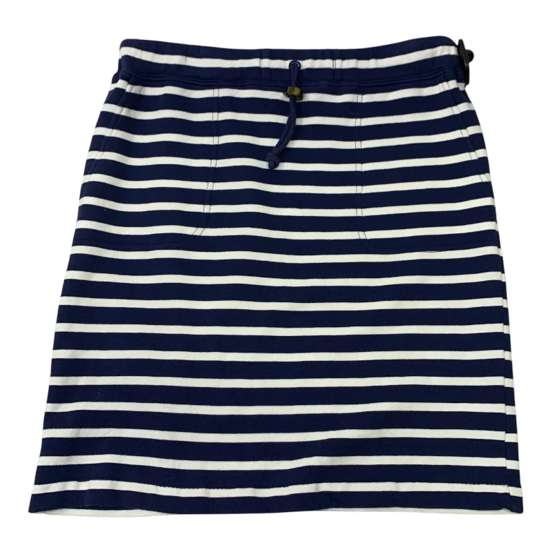 Skirt Mini & Short By Vineyard Vines In Blue & White, Size: Xs