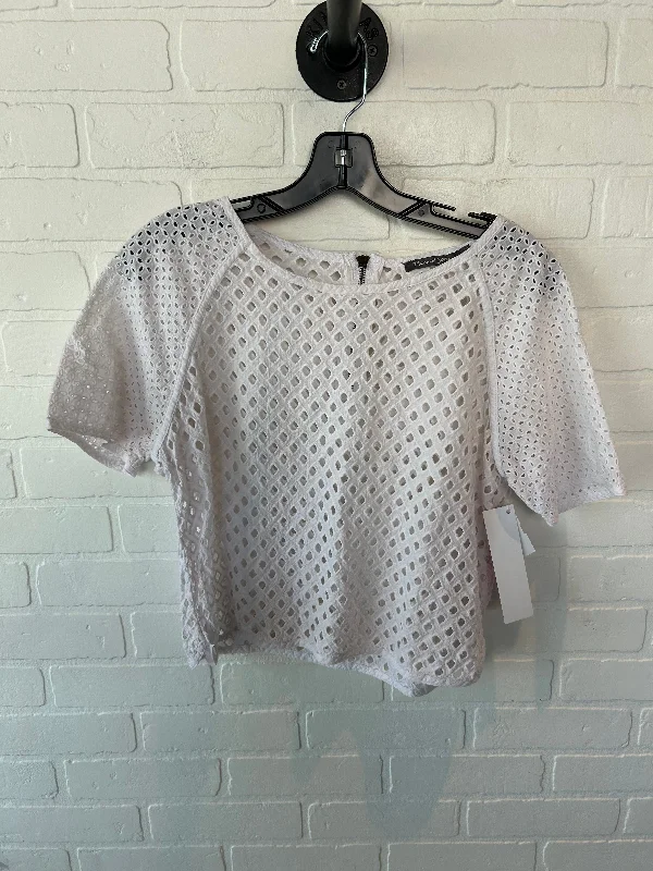 Top Short Sleeve By Michael Stars In White, Size: M