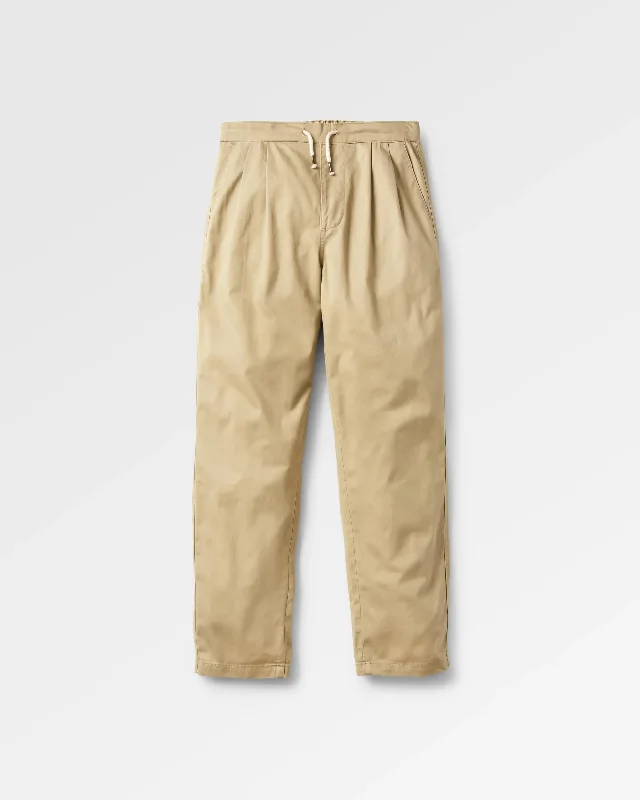 Compass Elasticated Waist Pant - Biscuit