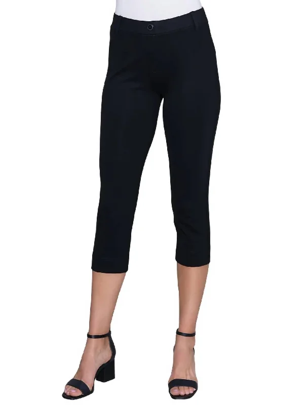 Just Right Cropped Pants In Black