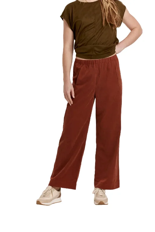 Paris Pants In Mahogany