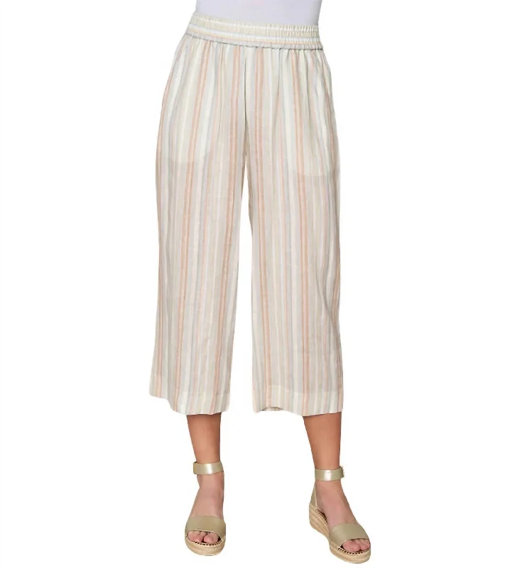 Striped City Pants In Yarn Dye Stripe