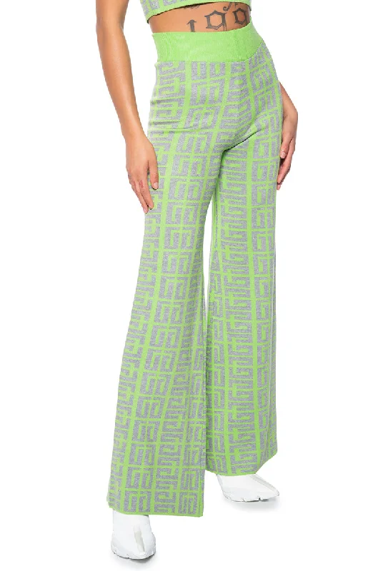 THERE SHE IS KNIT WIDE LEG HIGH WAIST PANT