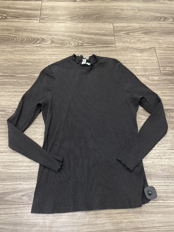 Top Long Sleeve By Clothes Mentor In Black, Size: Xl