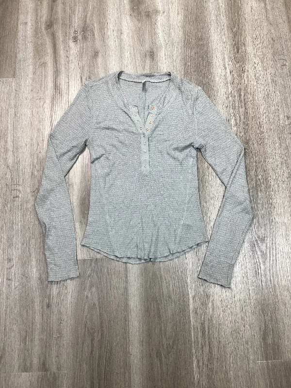 Top Long Sleeve By Free People In Green, Size: L