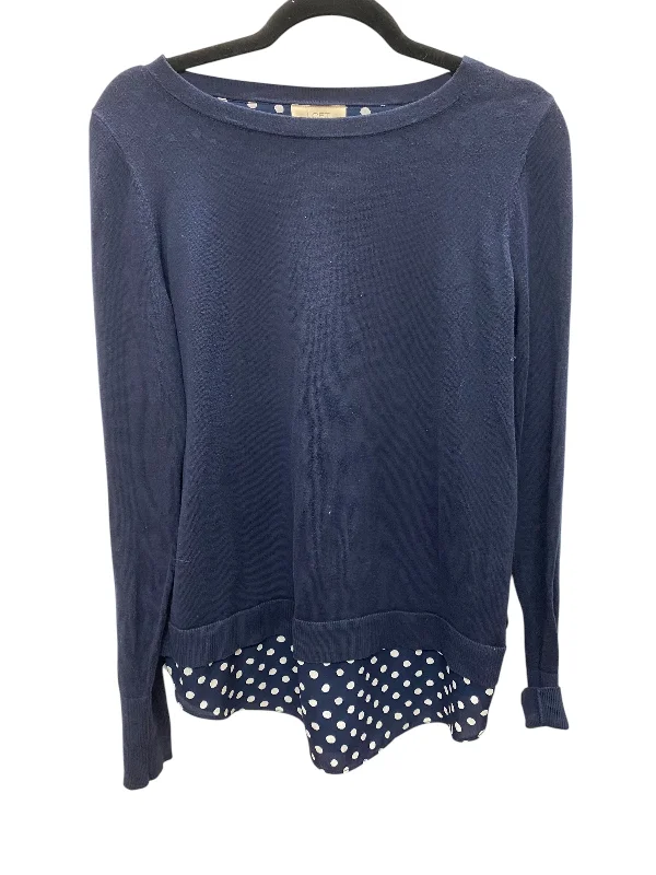 Top Long Sleeve By Loft In Blue, Size: S