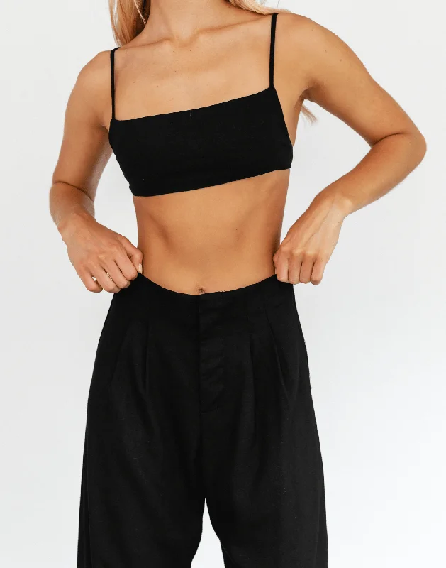 Cairo Crop Top (Black)