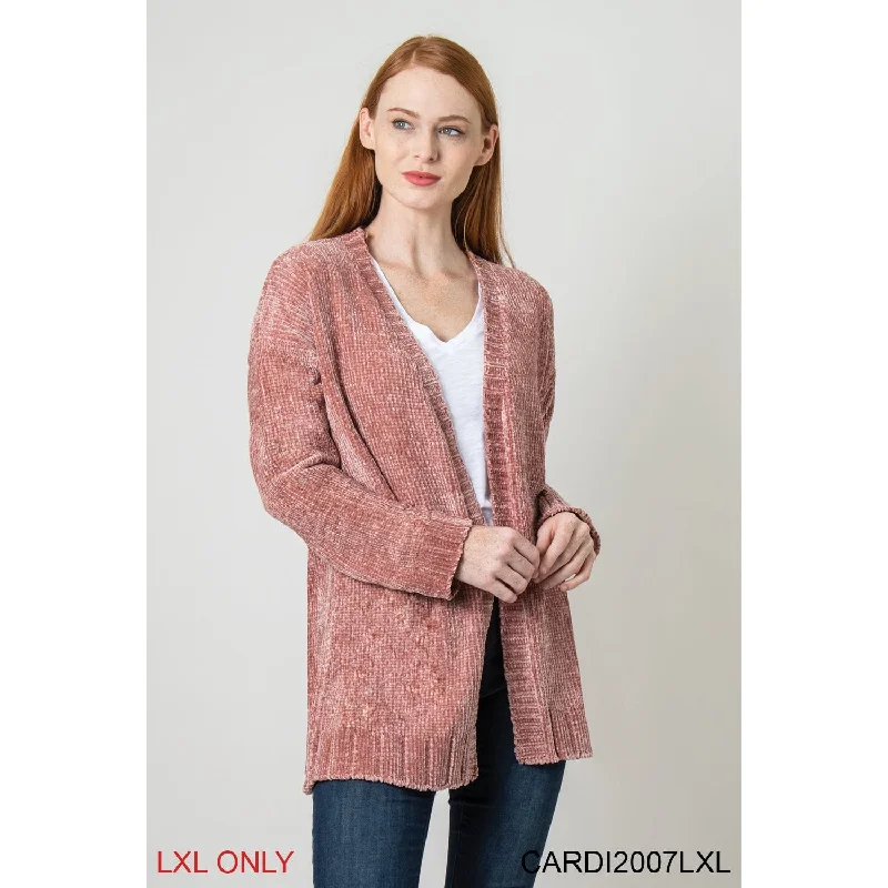 Simply Noelle Velour Me Cardigan