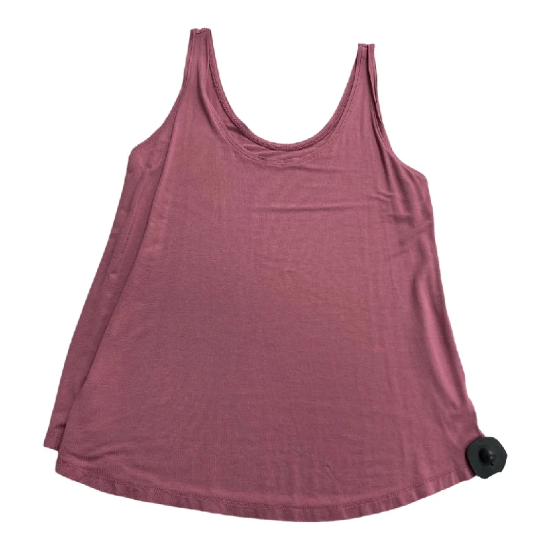 Top Sleeveless Basic By A New Day In Pink, Size: S