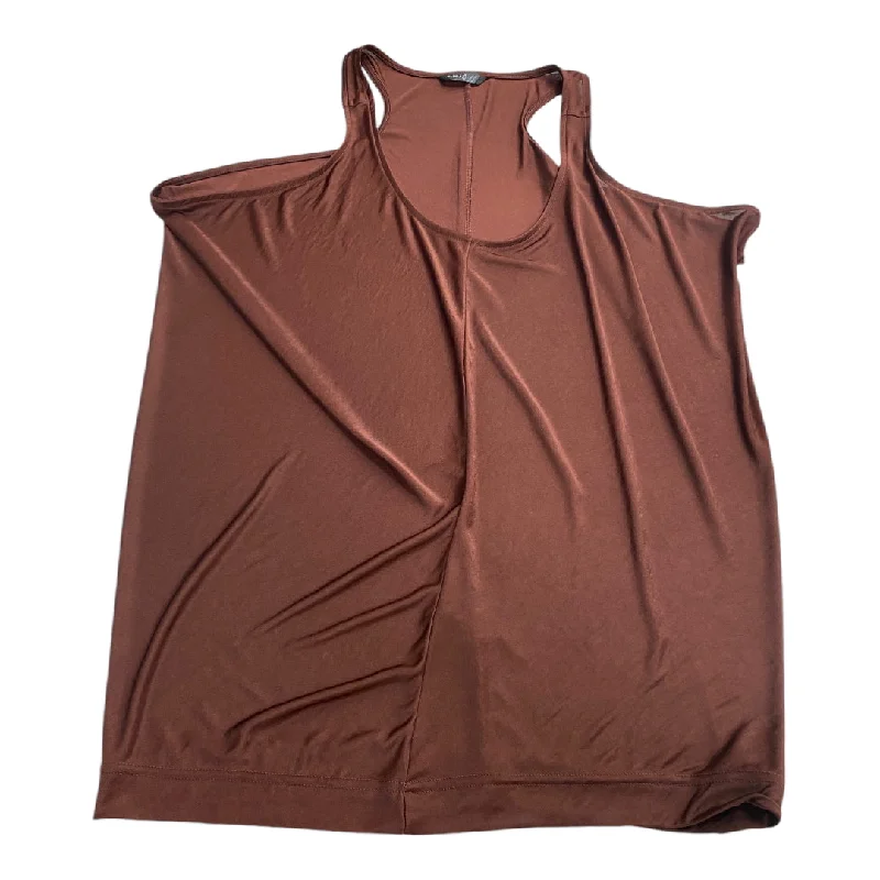 Top Sleeveless By Club Monaco In Brown, Size: S