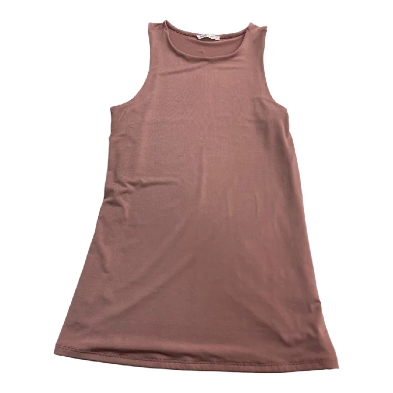 Top Sleeveless By EDGELY In Pink, Size: S