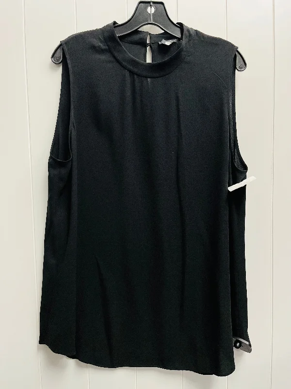 Top Sleeveless By Eileen Fisher In Black, Size: L