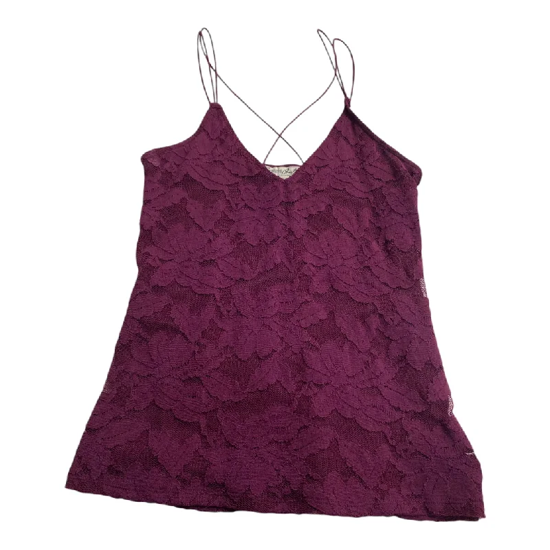 Top Sleeveless By Express In Purple, Size: S