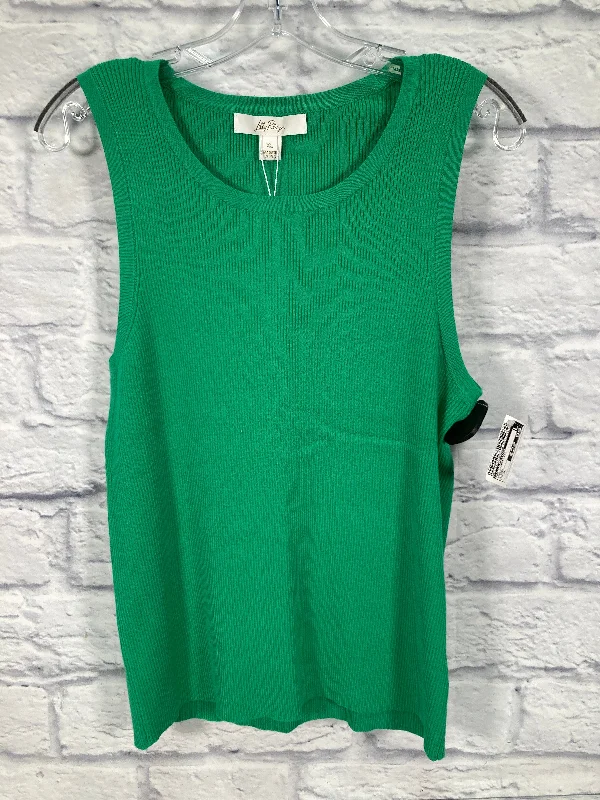 Top Sleeveless By Lilly Pulitzer In Green, Size: Xl