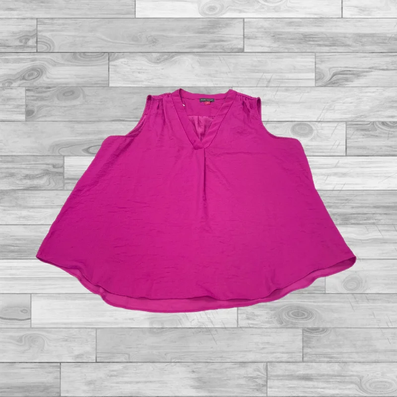 Top Sleeveless By Vince Camuto In Pink, Size: L